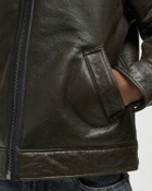 Samsøe & Samsøe X Schott SABOY JACKET Brown Mens Bomber Jacket