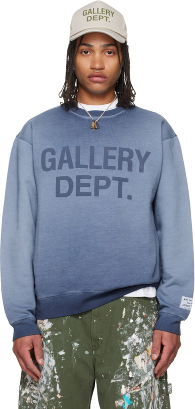 Photo: Gallery Dept. Blue Basic Crewneck Sweatshirt