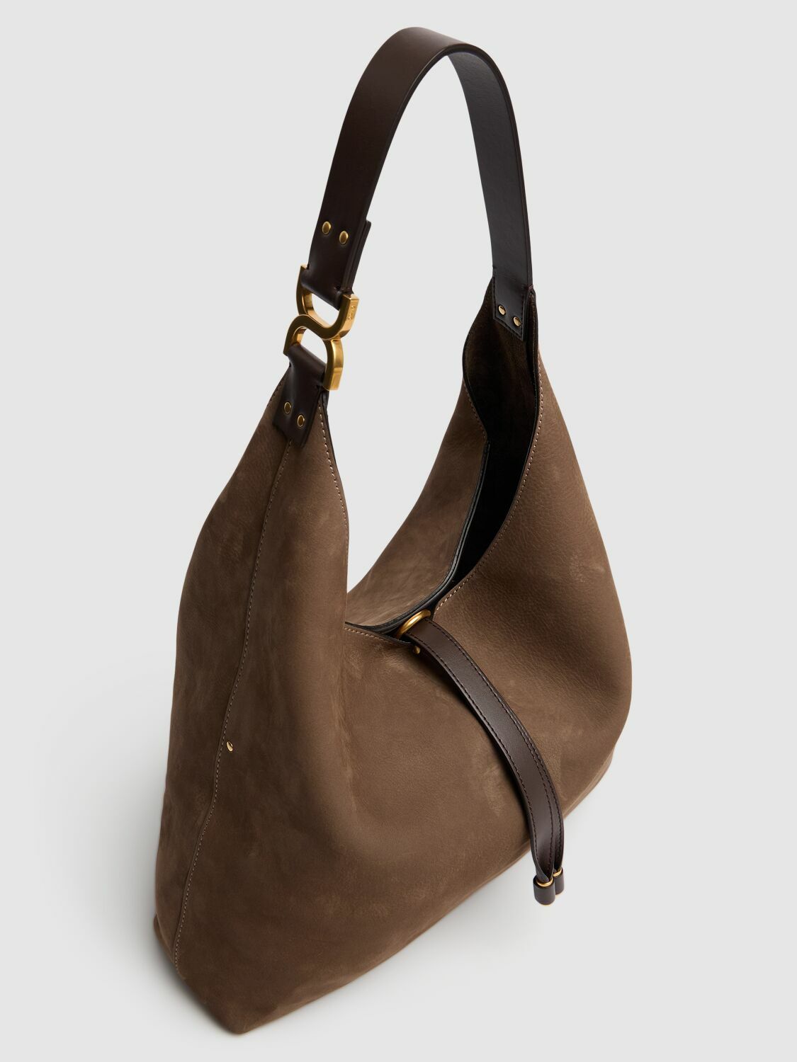 CHLOÉ Marcie Nubuck Leather Tote Bag
