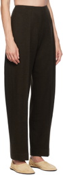 GIA STUDIOS Brown Cocoon Trousers