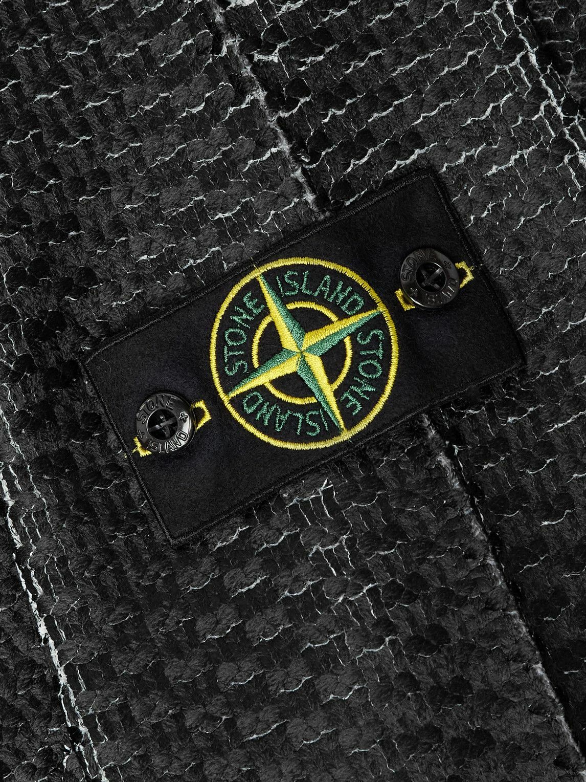 Stone Island - Sublimatic Ribbed-Knit Zip-Up Cardigan - Black