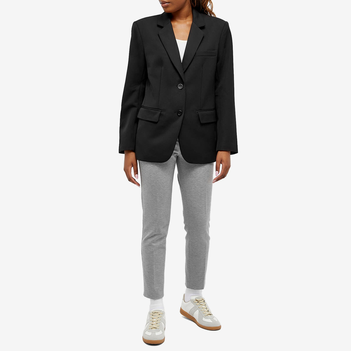 Max Mara Women's Pegno Track Pants in Pearl Grey