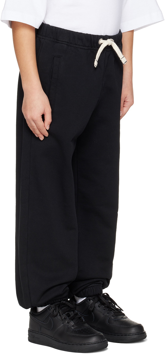 Palm Angels Kids Black Printed Sweatpants