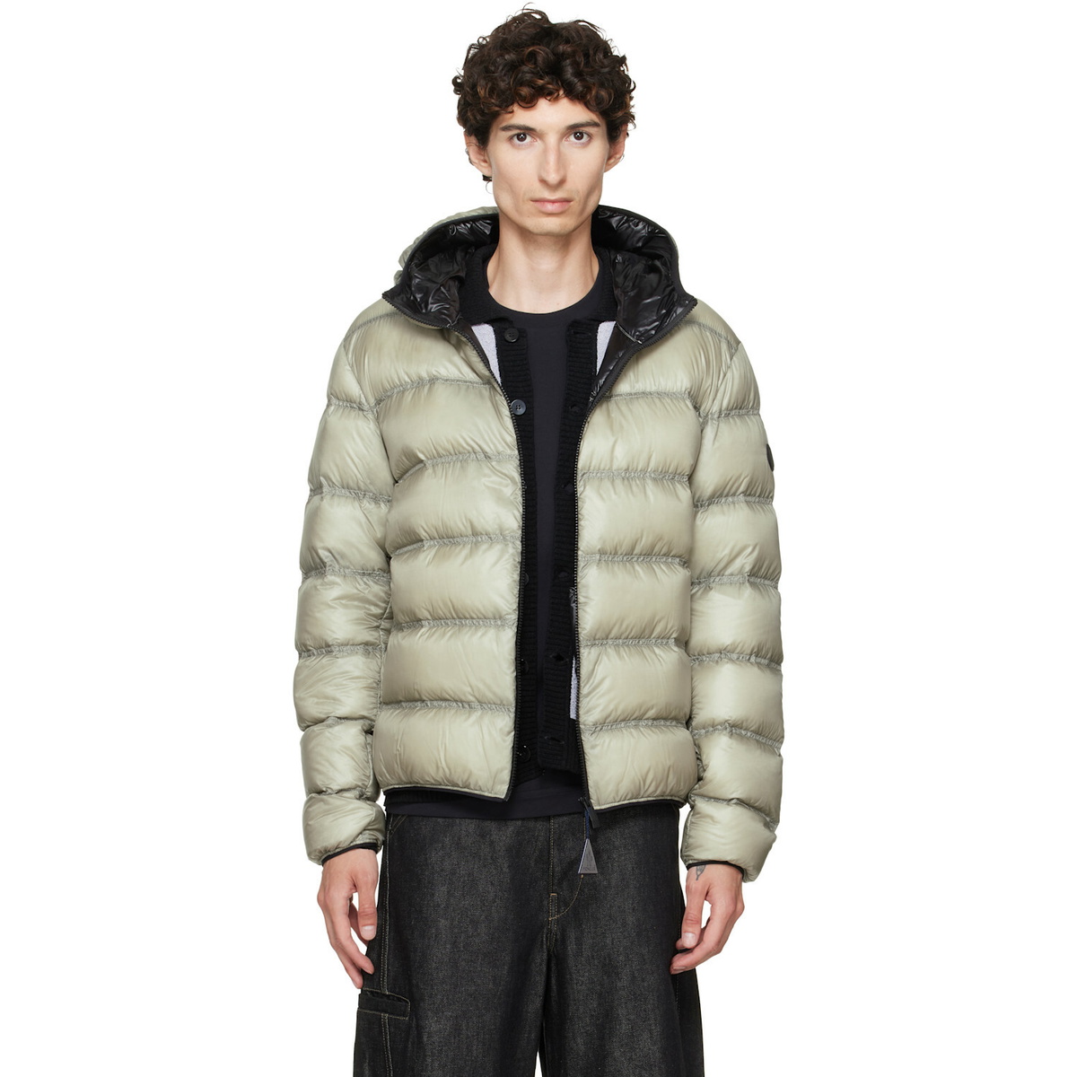 Moncler Gray Guadiana Down Jacket