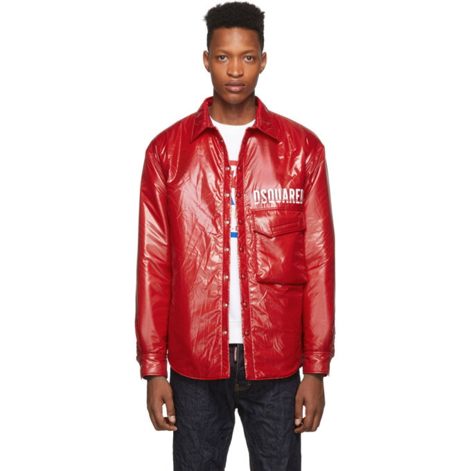 Photo: Dsquared2 Red Dropped Military Fit Jacket