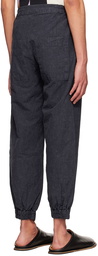 Henrik Vibskov Navy Linen Trousers