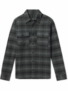Belstaff - Fallgate Checked Cotton-Flannel Shirt - Gray