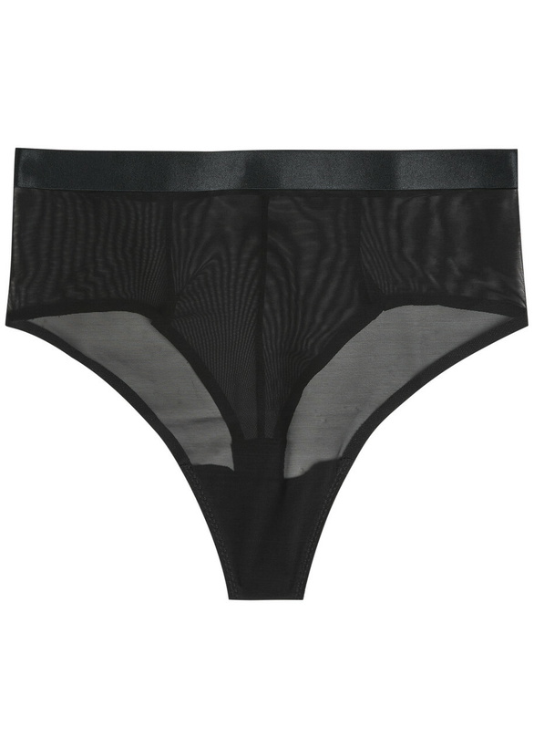 Photo: Spanx Sheersense Sculpting Mesh Thong Black