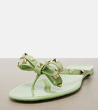 Valentino Garavani Rockstud PVC thong sandals