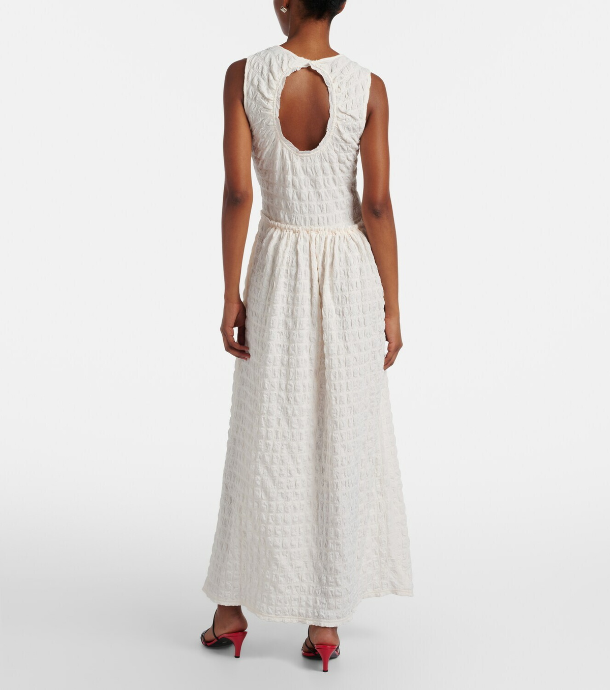 Proenza Schouler White Label Zoira shirred maxi dress