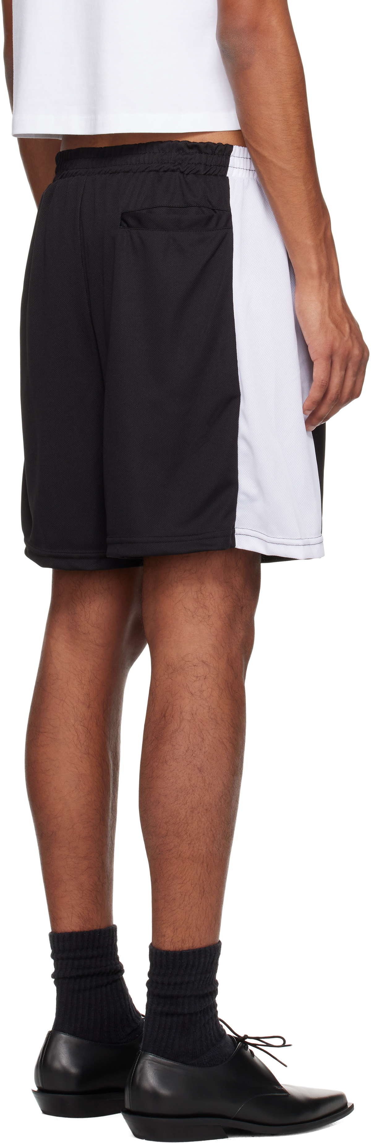 Mowalola Black & White Sucker Shorts Mowalola