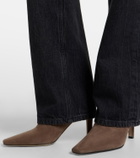 The Row Suede ankle boots