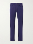 Peter Millar - Crown Straight-Leg Cotton-Canvas Trousers - Blue