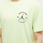 Air Jordan Men's Breakfast T-Shirt in Liquid Lime/White/Hyper Royal