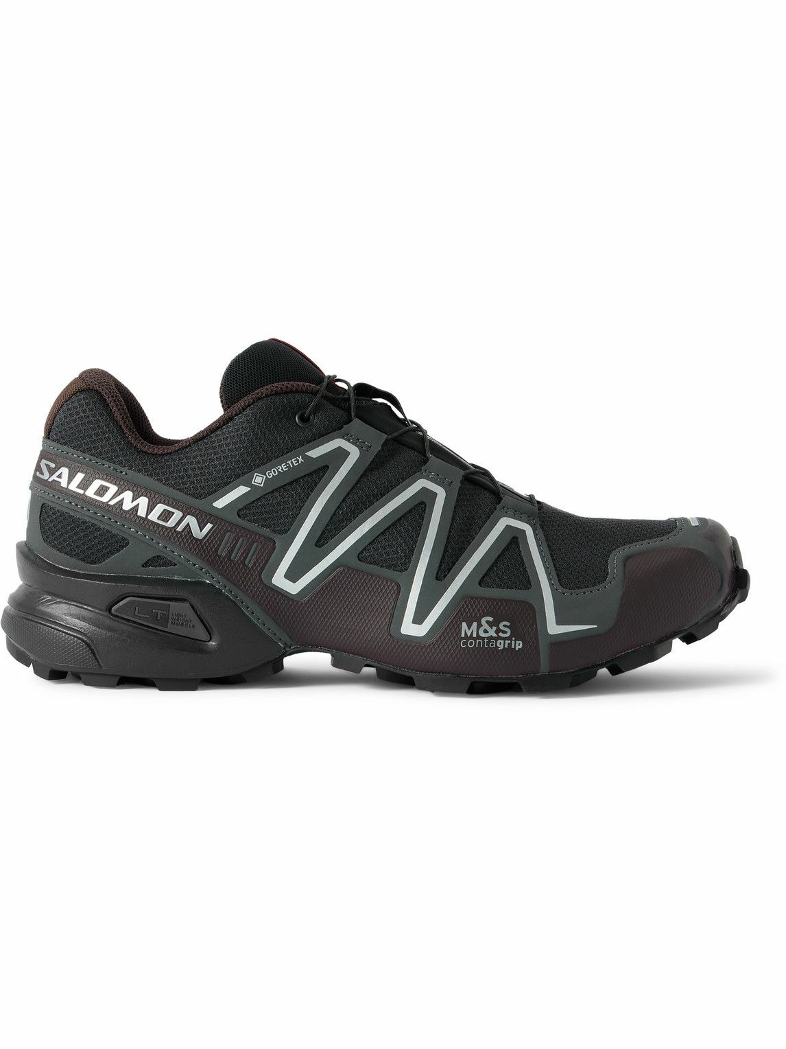 Salomon - Speedcross 3 GTX Rubber-Trimmed GORE-TEX Mesh Sneakers - Black