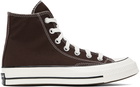 Converse Brown Chuck 70 High Top Sneakers