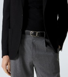 Lardini Logo leather belt