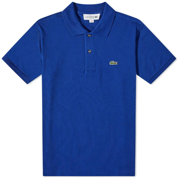 Photo: Lacoste Men's Classic L12.12 Polo Shirt in Cosmic Blue