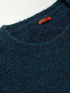 Barena - Wool-Blend Bouclé-Knit Sweater - Blue