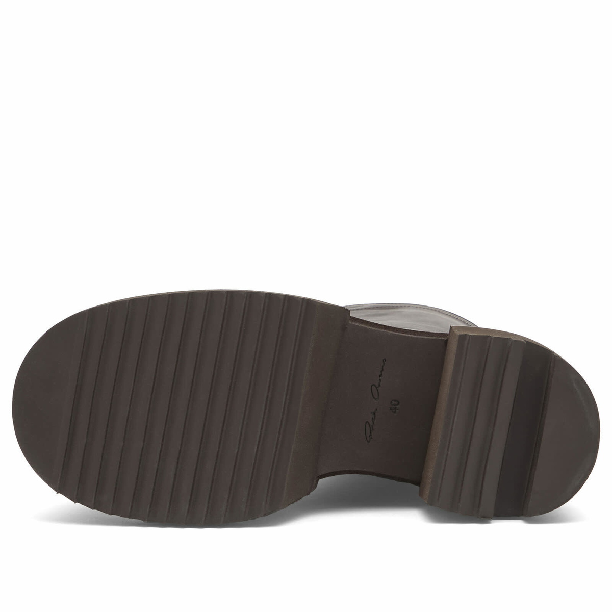 Rick Owens Women's Bogun Calf Boots in Dark Dust