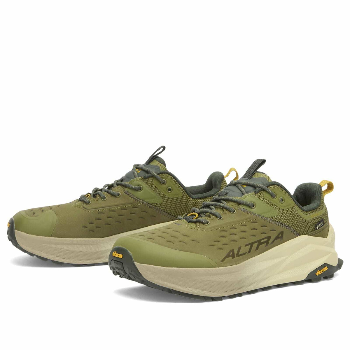 Altra Men's Olympus 6 Hike Low Gtx Sneaker in Brown/Taupe