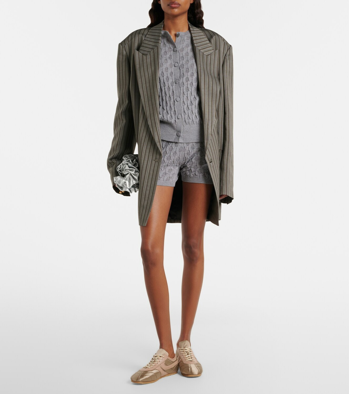 Dries Van Noten Knitted wool shorts