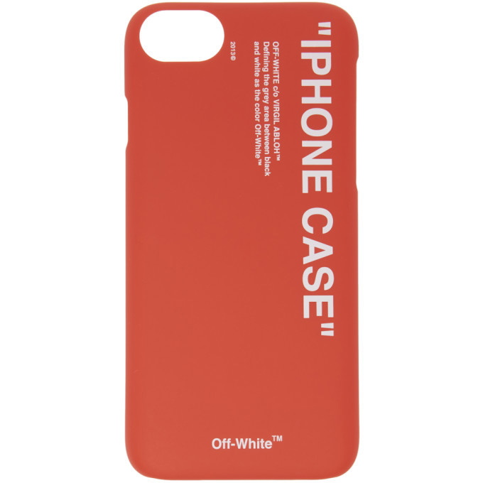 Photo: Off-White Red Quote iPhone 8 Case