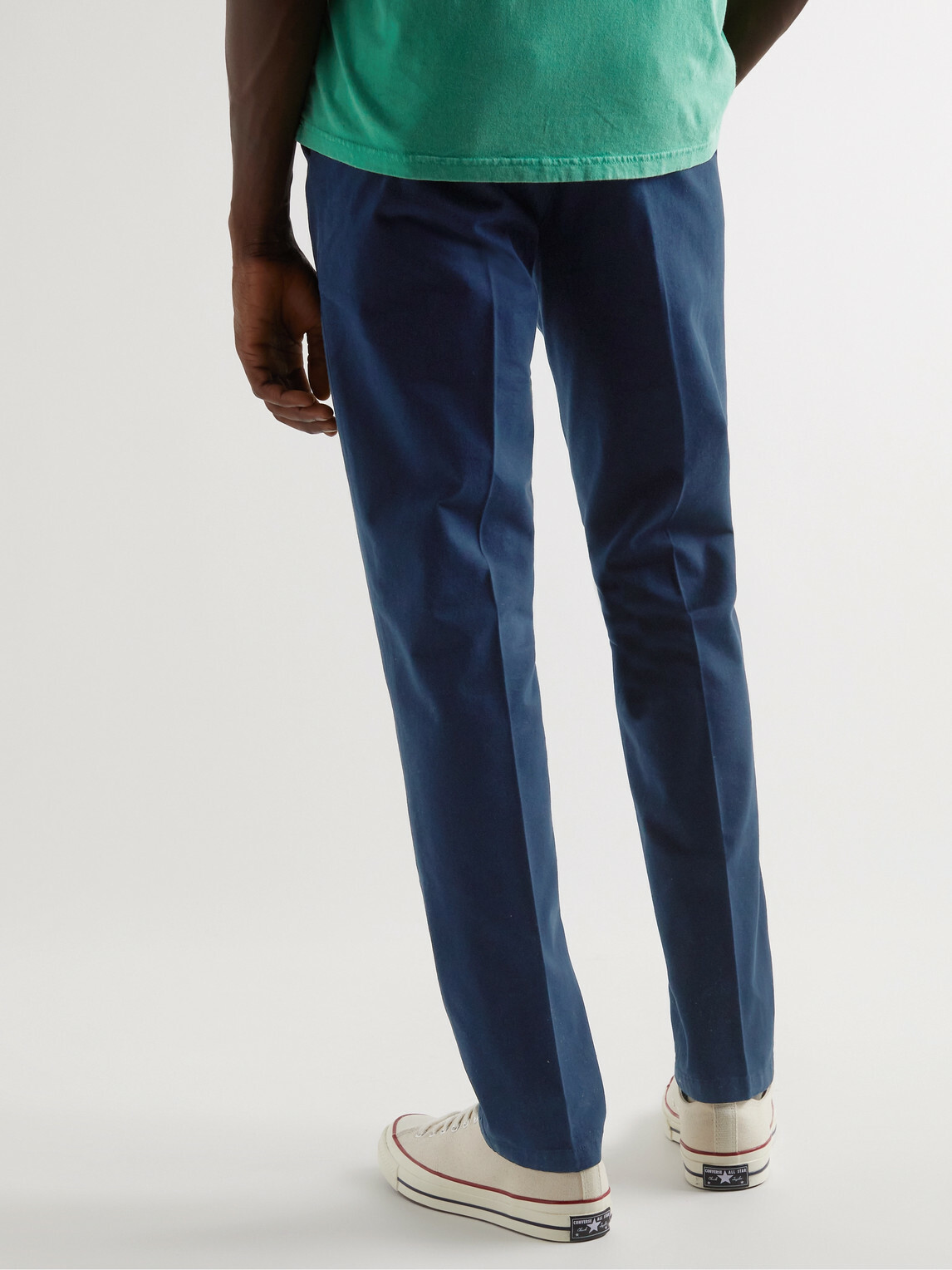 Polo Ralph Lauren - Straight-Leg Stretch-Cotton Twill Suit Trousers - Blue