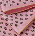Turnbull & Asser - Printed Silk-Twill Pocket Square - Pink