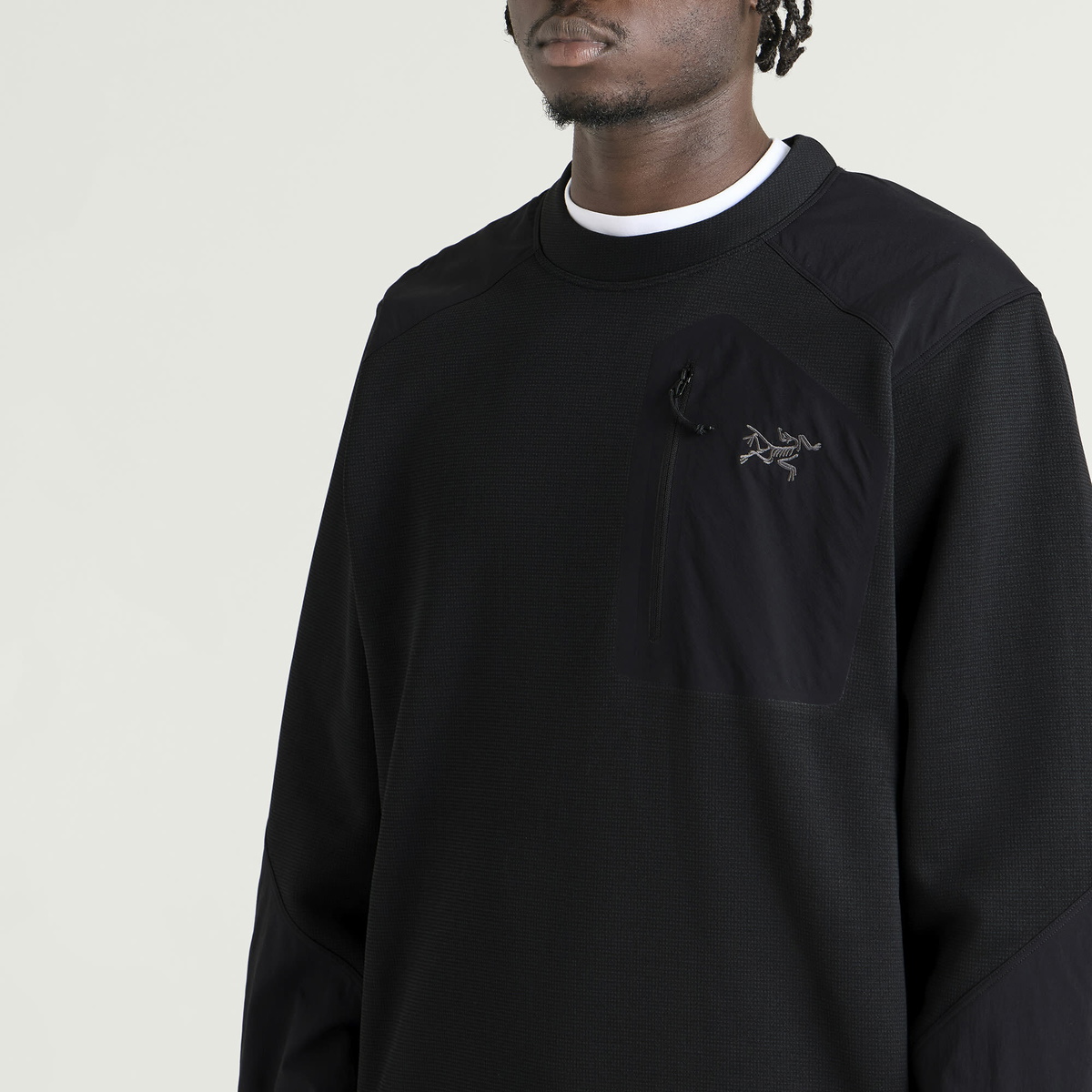 Arc'teryx Men's Arcteryx Konseal Crew Sweatshirt in Black