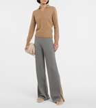 Loro Piana - Wide cashmere pants