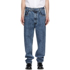 Maison Margiela Blue Belted Jeans