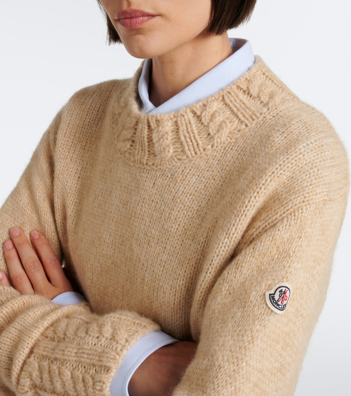 Moncler Alpaca and wool-blend sweater