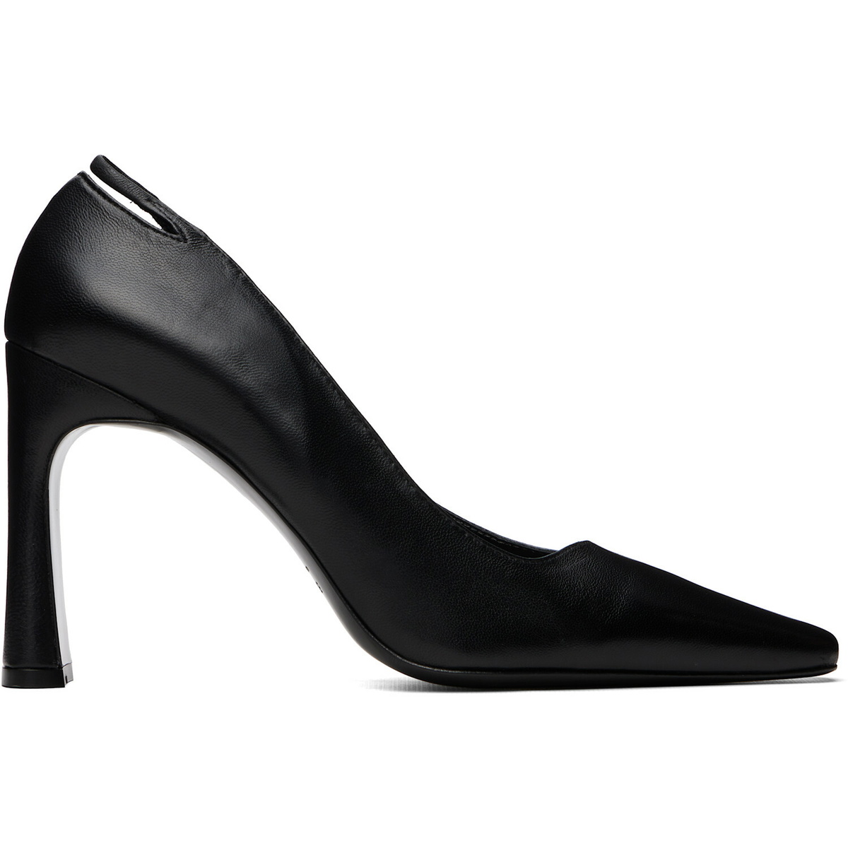 BY FAR Black Diva Heels