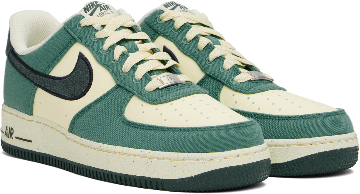 Nike Green & Off-White Air Force 1 '07 LV8 Sneakers Nike