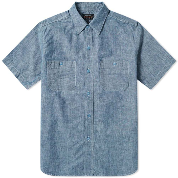 Photo: Beams Plus Short Sleeve Mil Work Chambray Shirt