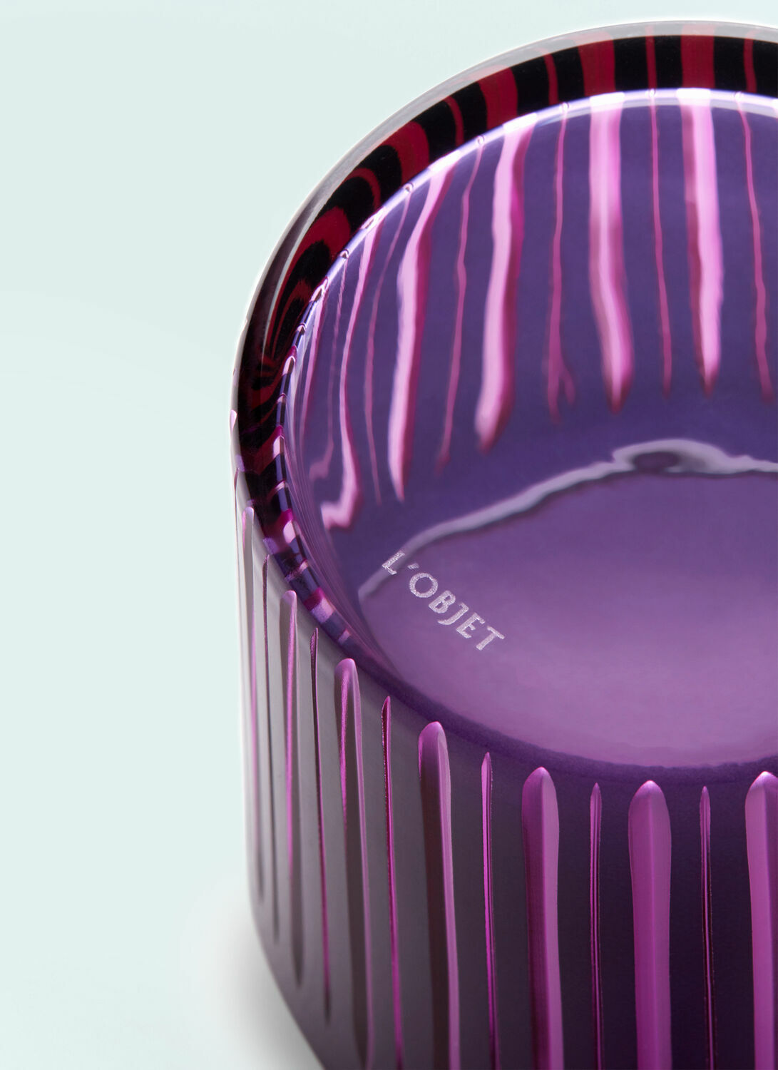 L'Objet Set Of Four Prism Cocktail Glasses
