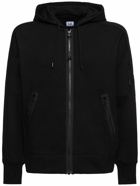 C.P. COMPANY - Diagonal Raised Fleece Zipped Hoodie