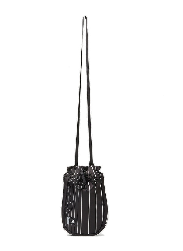 Photo: String Pouch Crossbody Bag in Black