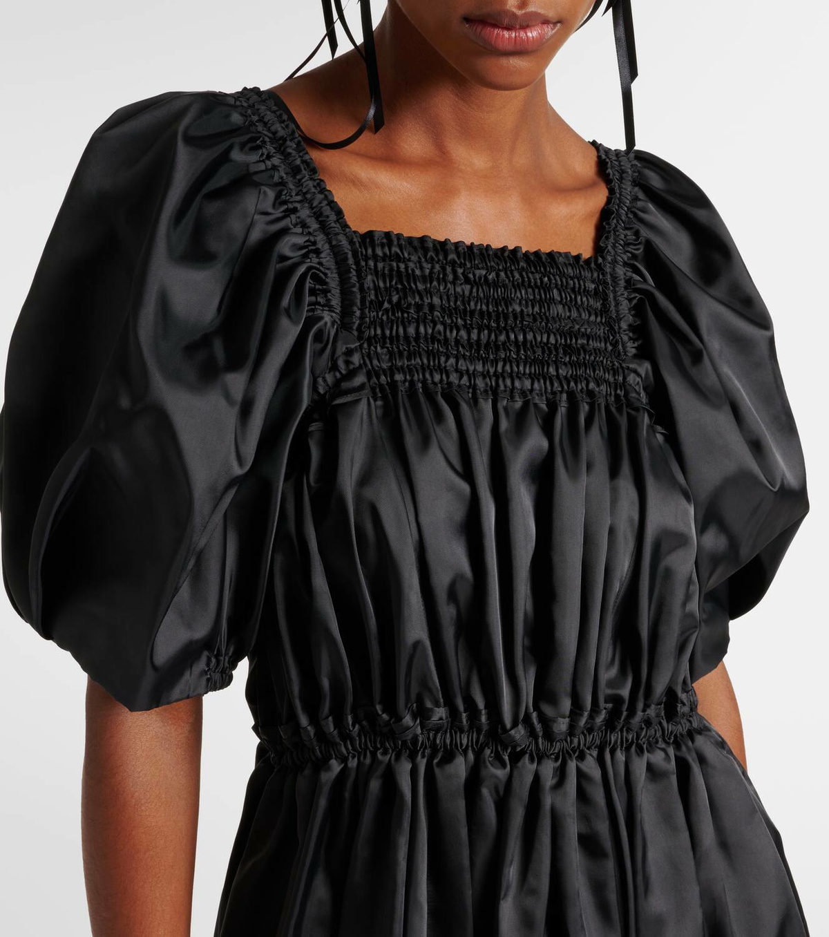 Noir Kei Ninomiya Shirred midi dress