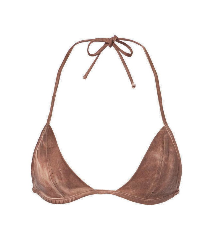 Photo: Rick Owens Denim bra top