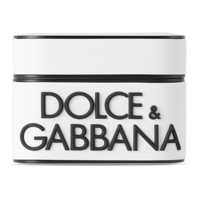 Photo: Dolce and Gabbana White Logo AirPods Pro Case