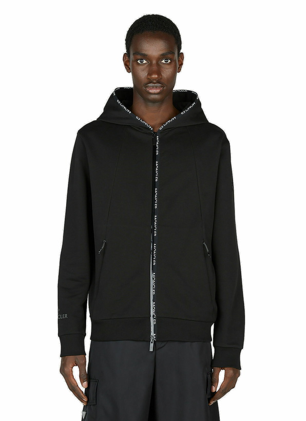 Photo: Moncler - Logo Hooded Sweatshirt in Black