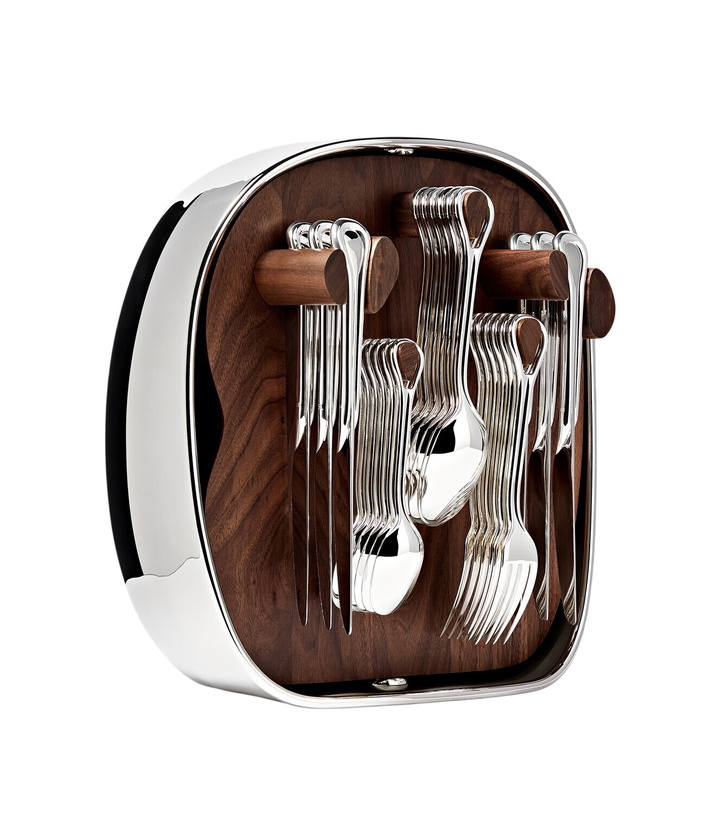 Photo: Christofle x Charlotte Chesnais Carrousel cutlery set and case