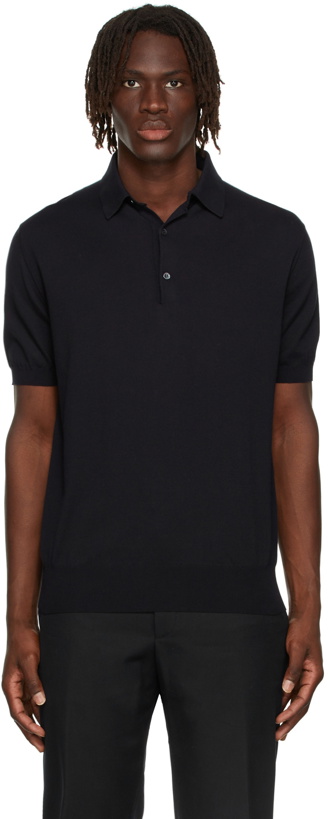 Photo: Loro Piana Black Baby Cashmere Polo