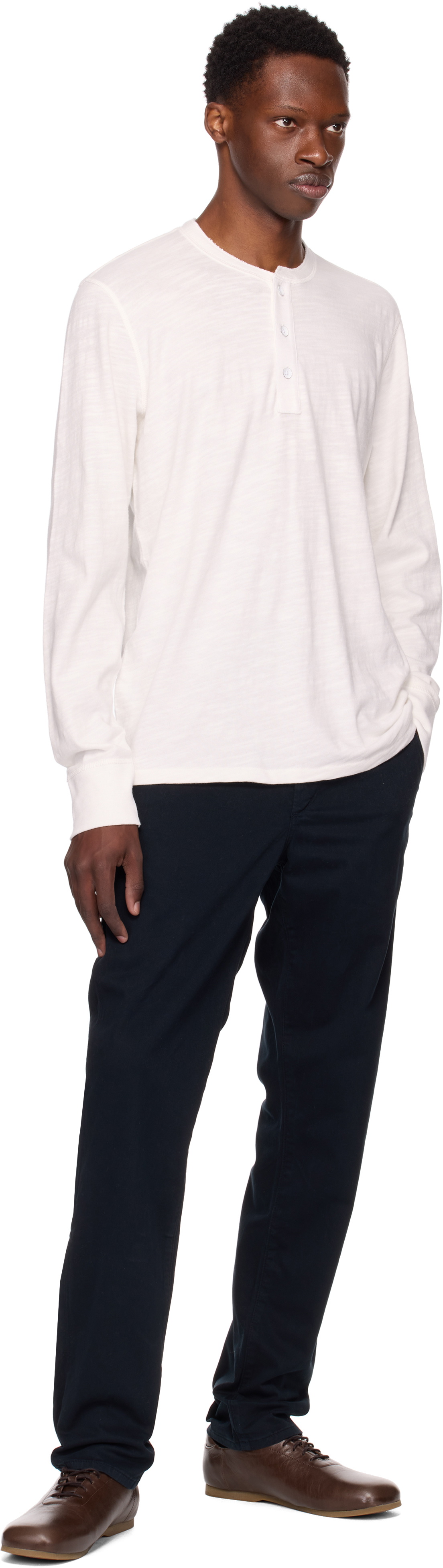 rag & bone Navy Fit 2 Slim Chino Trousers