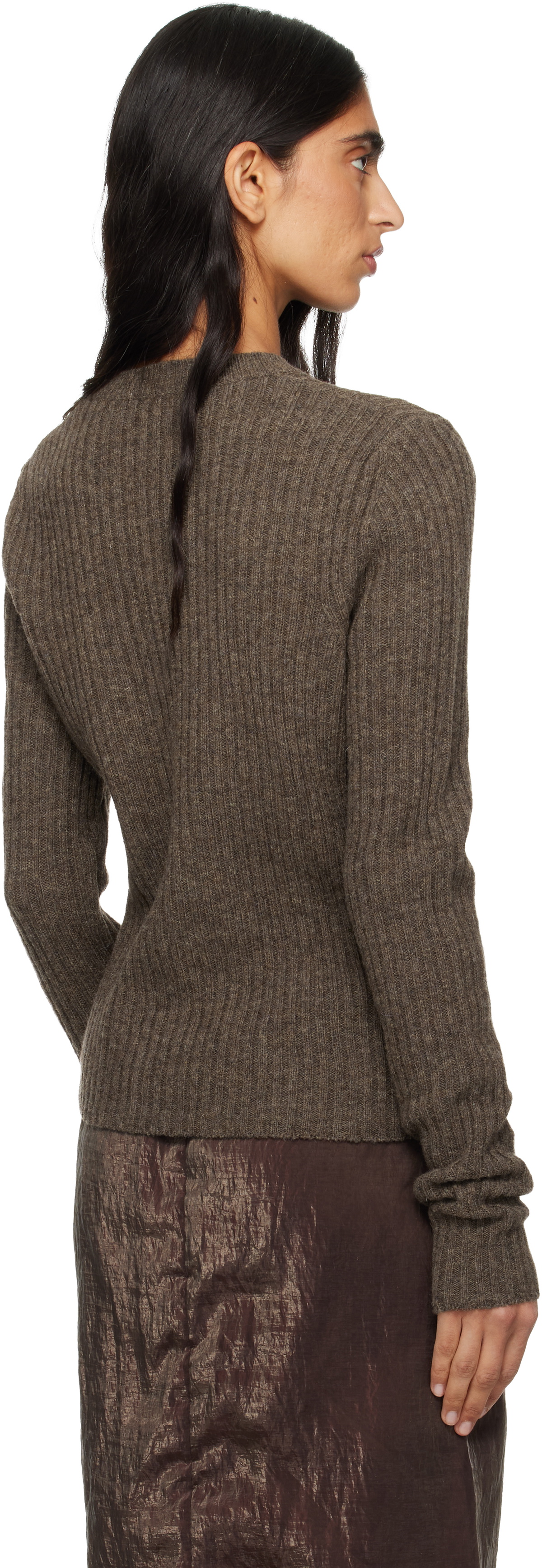 Cecilie Bahnsen Brown Blas Sweater
