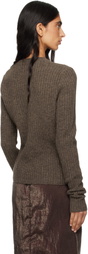 Cecilie Bahnsen Brown Blas Sweater