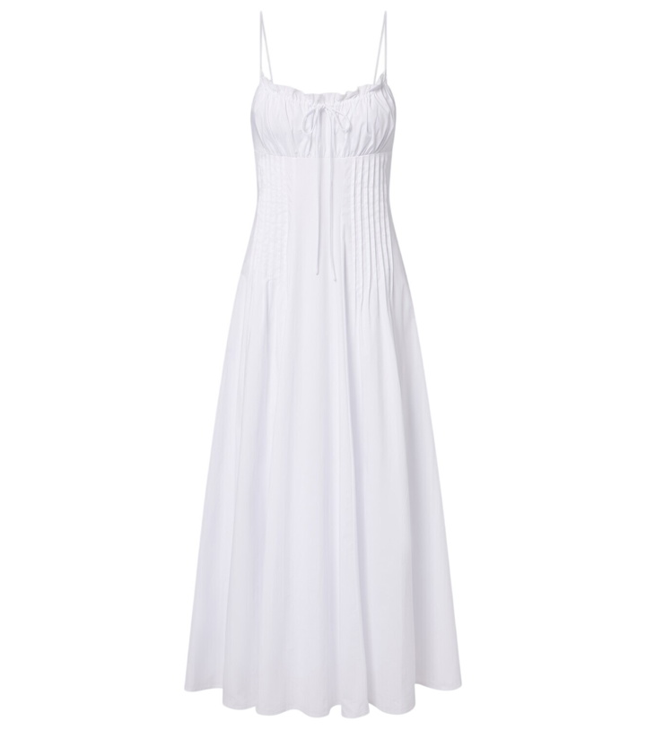 Photo: Staud Margi cotton poplin maxi dress