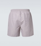 Brunello Cucinelli Logo swim trunks